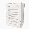 STOCK IN STICKER WHITE