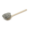 Fender Brushes-Long Handle Grey/White Flagged Plastic