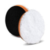 3.5" Light Cutting Fiber w/ Orange Foam Heavy Duty Orbital Microfiber Pad