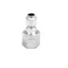 MTM Hydro Plated Steel 1/4" QC Female Plug