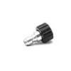 Hydro Adapter 14MM M22 FPT x 3/8" Plated Steel QC Plug