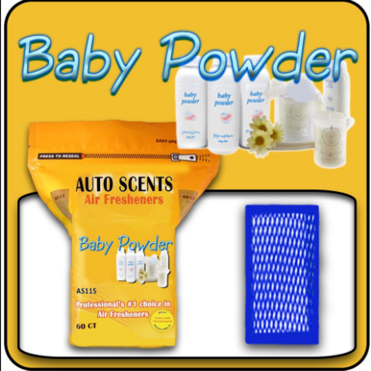 Baby Powder Air Freshener 60-Count