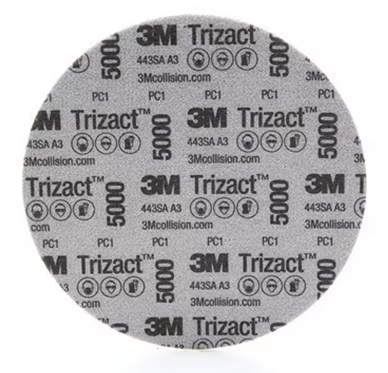 Trizact™ Hookit™ Foam Disc 5000 Grit 6" 15 Discs/Carton