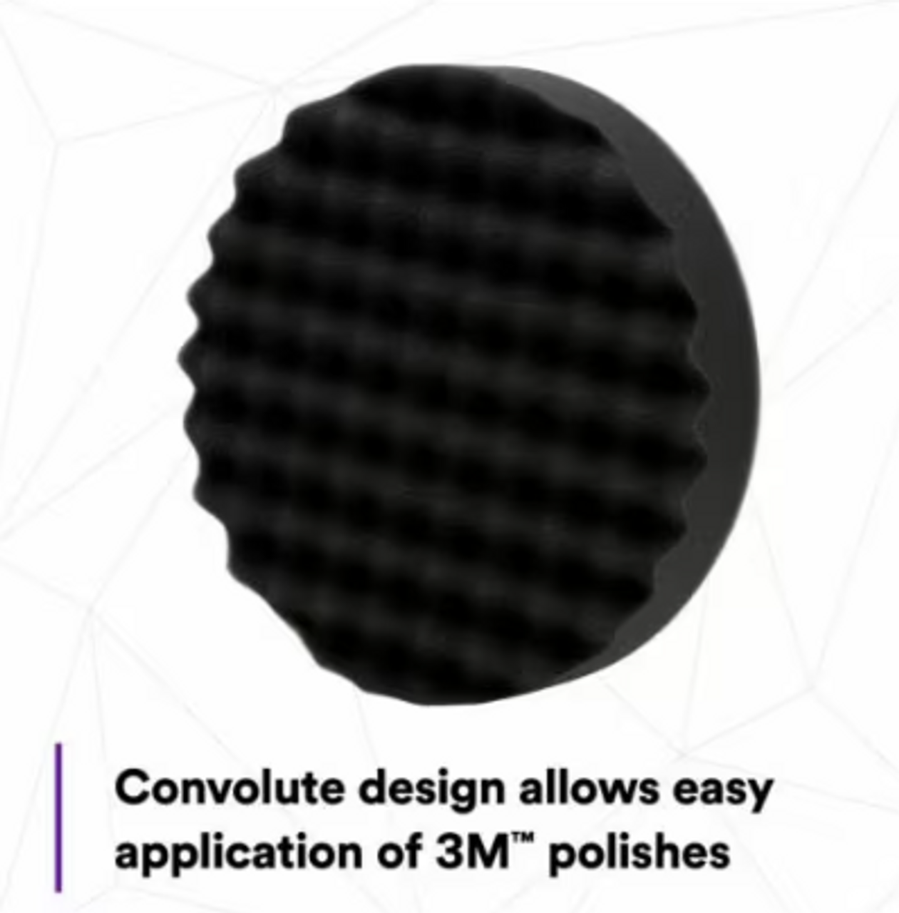 Perfect-It™ Foam Polishing Pad Black 8"