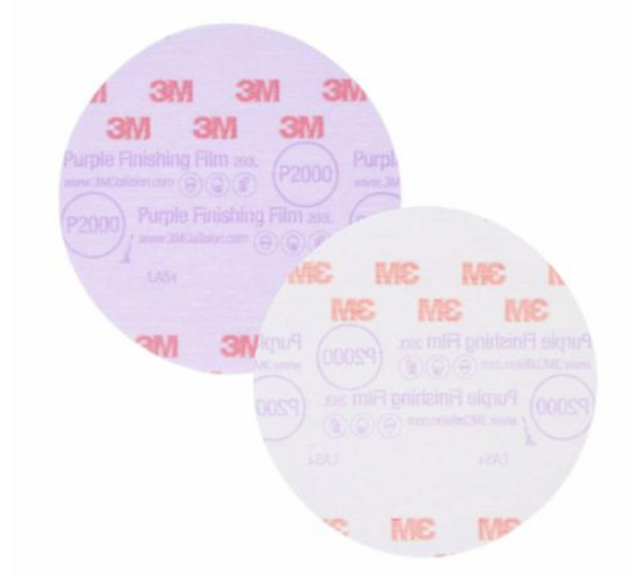 Hookit™ Purple Finishing Film Abrasive Disc 6" 2000 Grit, 50 discs per carton