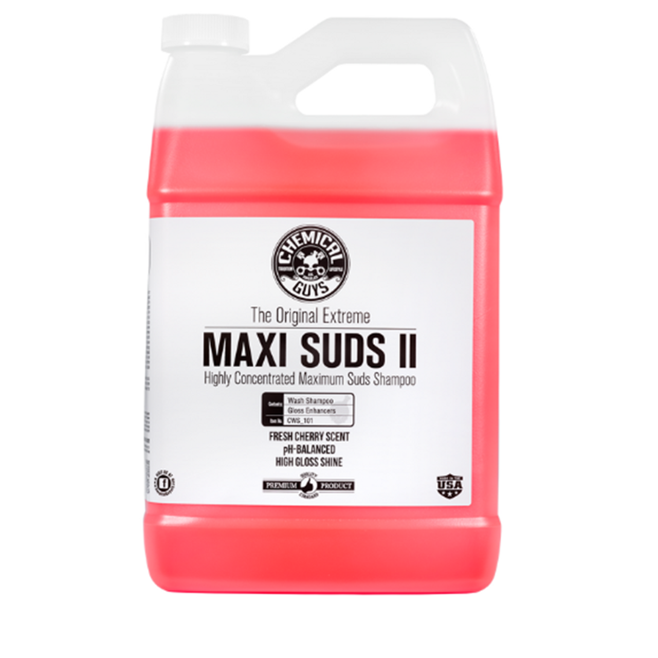 Maxi Suds II High Foam Shampoo  Gloss Booster Fresh Cherry