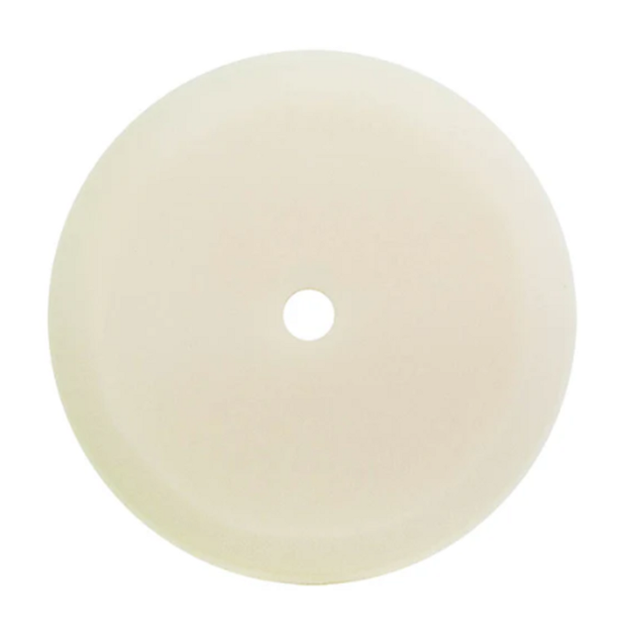 9" US White Ultra Finishing Foam Grip Pad™ with Center Tee, Contour Edge