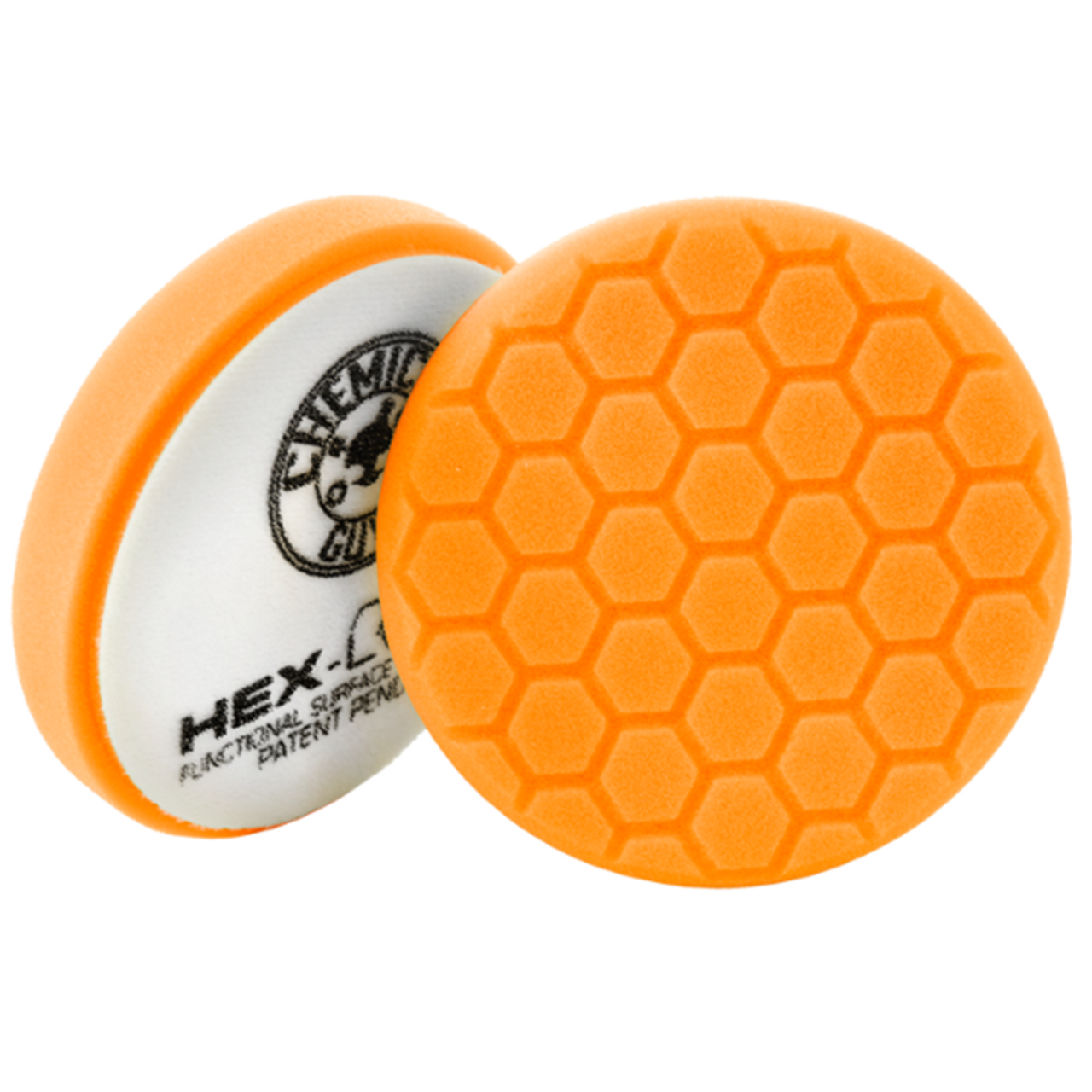 5" Orange Hex-Logic Medium-Heavy Cutting Pad