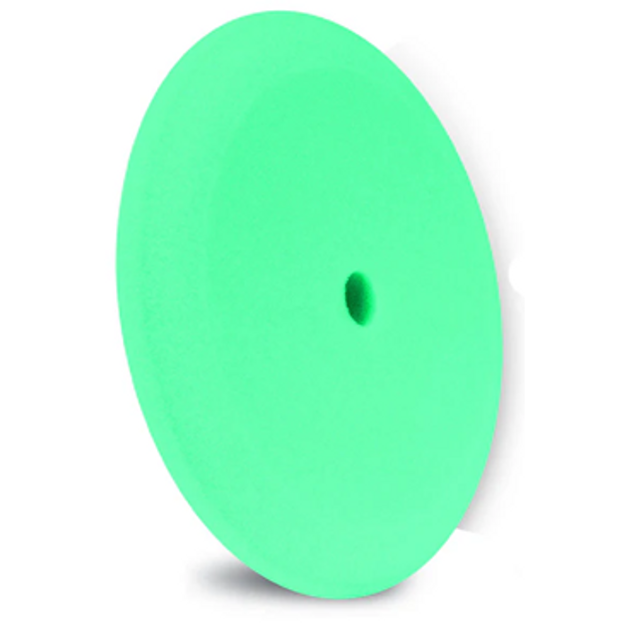 9" US Green Polishing Foam Grip Pad™ with Center Tee, Contour Edge