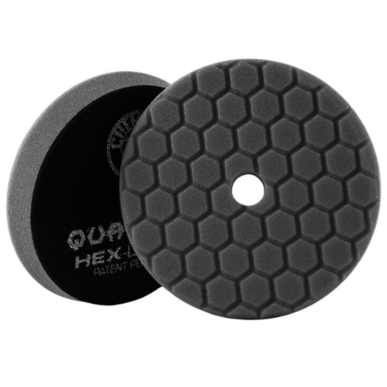 6" White Hex-Logic Quantum Light-Medium Polishing Pad