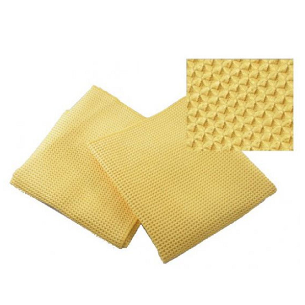 Waffle Microfiber Towel Gold 16 x 24 12 Pack
