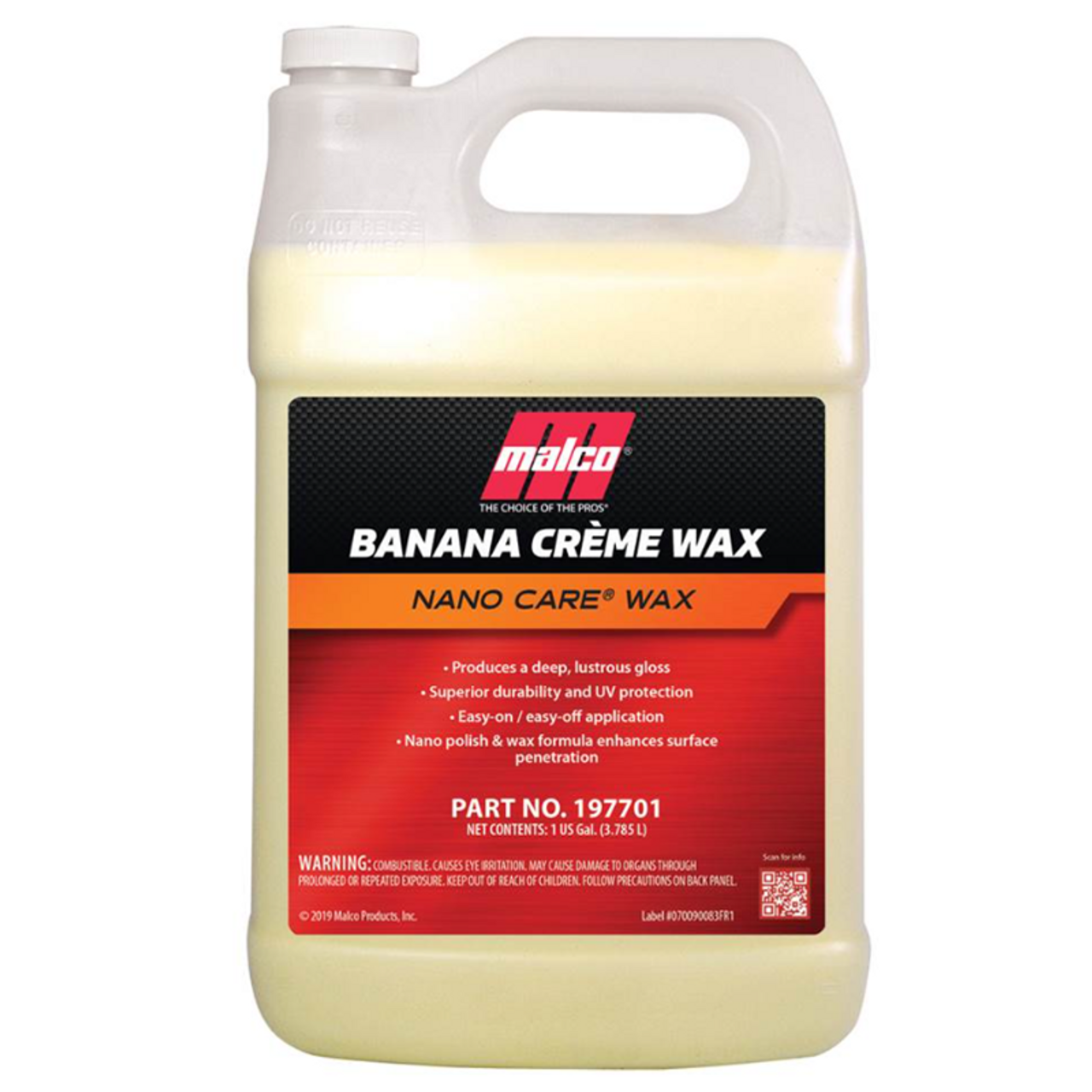 Nano Care® Banana Crème Wax 1 Gallon