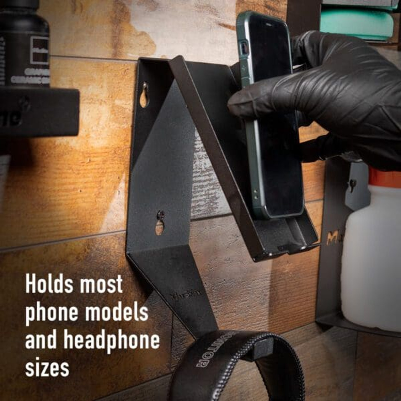 WALL MOUNT PHONE  HEADSET HOLDE