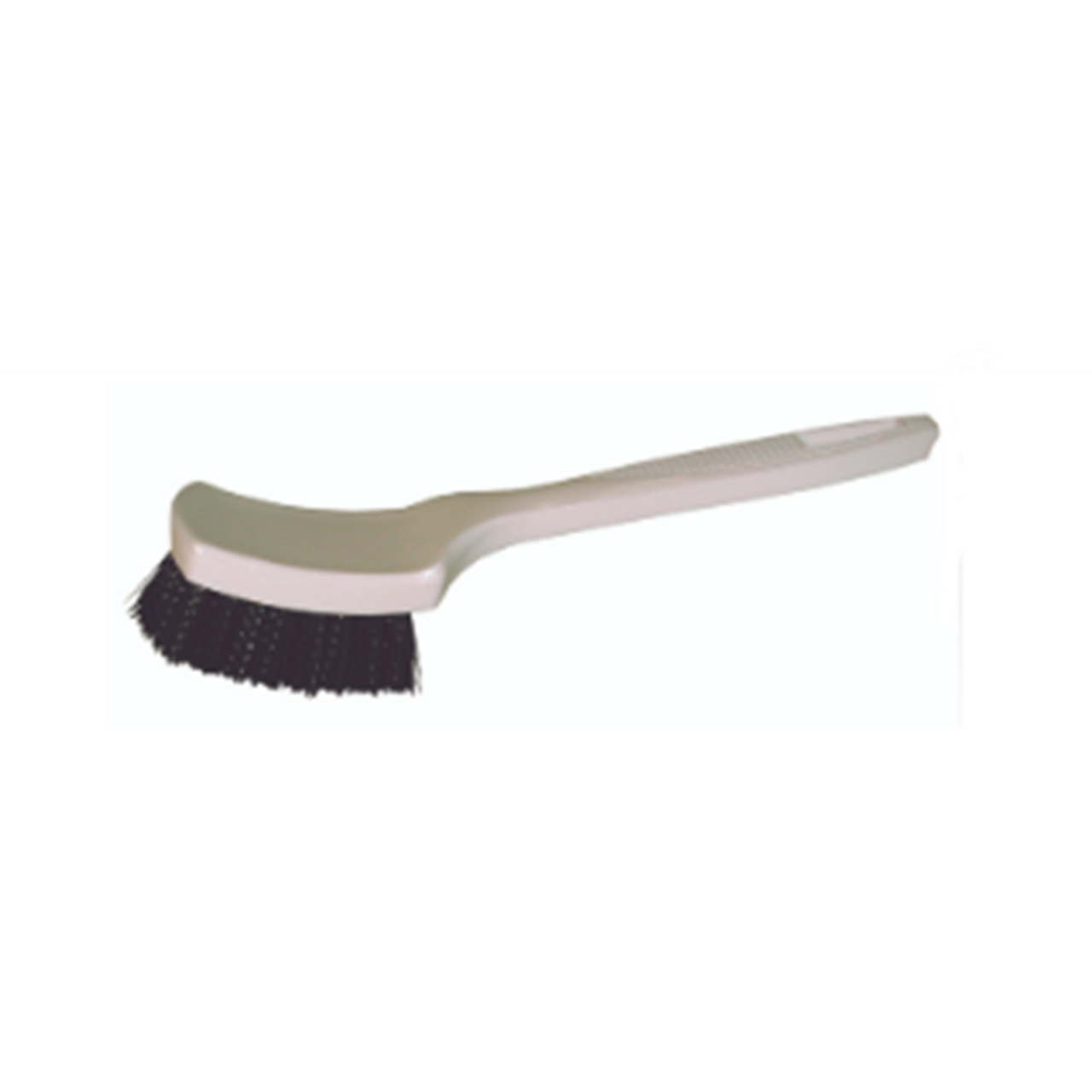 Black Nylon Solid Plastic Block Sidewall Brush