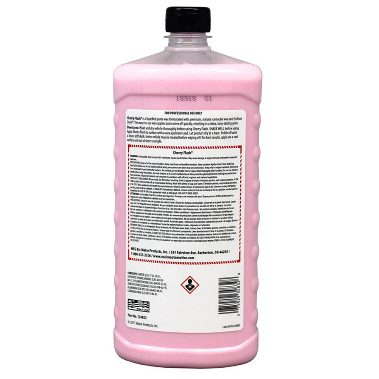 Cherry Flash® Liquid Paste Wax 32oz