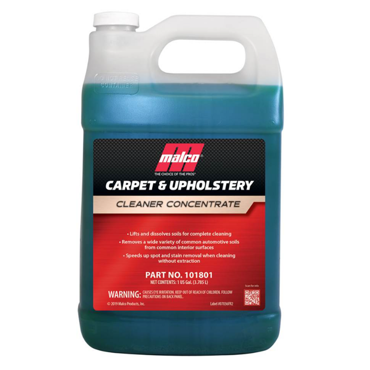 Malco Carpet and Upholstery Cleaner Concentrate 1 Gallon