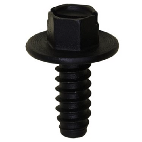 Slotted Hex Washer Screw #14 x 5/8" Black