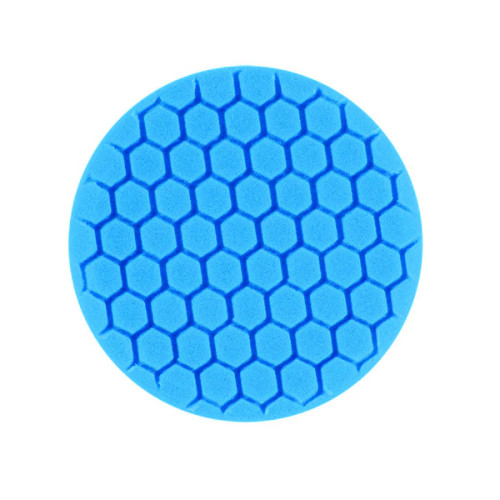 7.5" HEX PAD, BLUE, SOFT POLISH