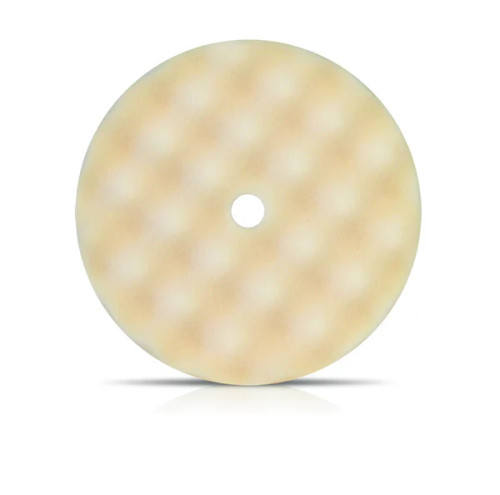 8" WAFFLE PAD LIPPED CMPND WHITE