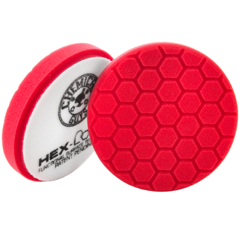 6" Red Hex-Logic Ultra Light Finishing Pad