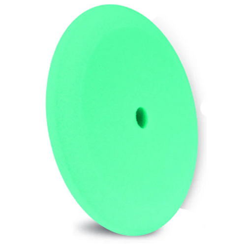 9" US Green Polishing Foam Grip Pad™ with Center Tee, Contour Edge