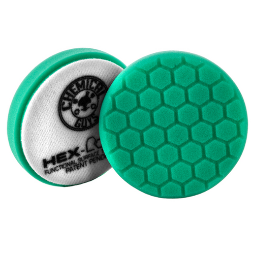 4" Green Hex-Logic Heavy Polishing Pad