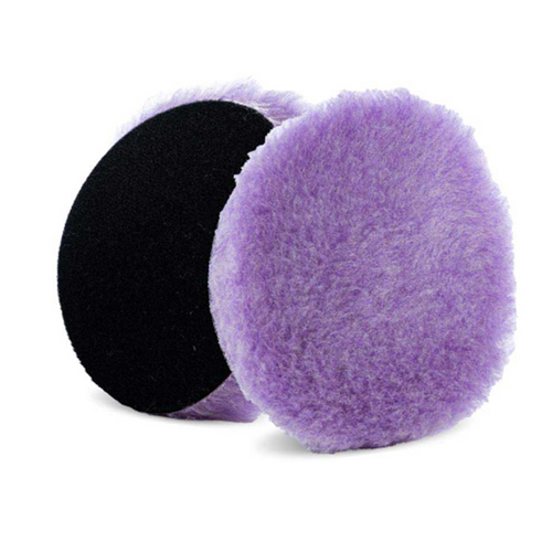 5" Purple Foamed Knitted Wool Pads