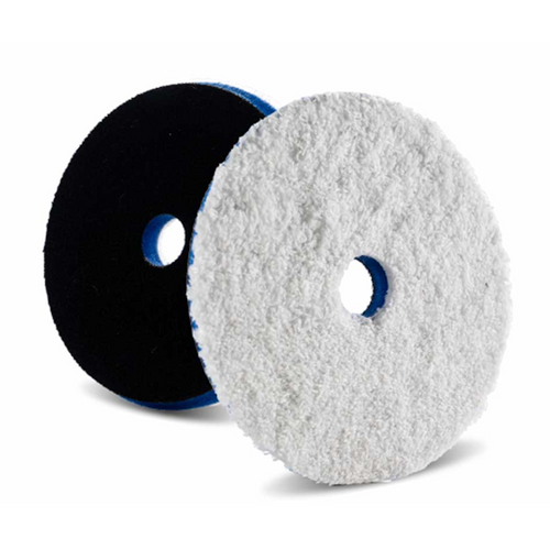 5.5" Heavy Cutting Fiber w/ Blue Foam Heavy Duty Orbital Microfiber Pad