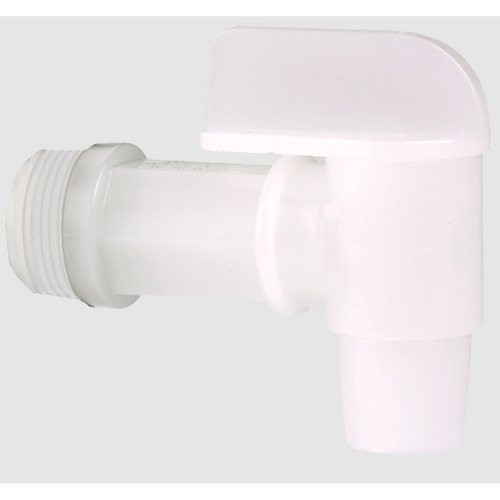 Drum Faucet 3/4" White