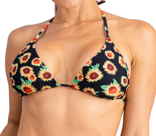 Sunny Flowers Triangle Top 