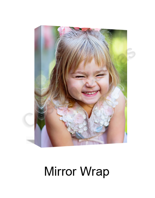 mirror wrap canvas prints