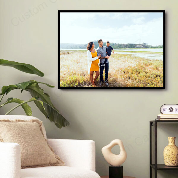 custom floating frame for interior decor