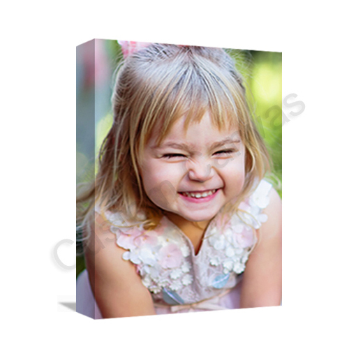 Gallery wrap canvas print edge style