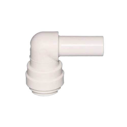 John Guest CI 221208W Stem Elbow, 3/8" Stem OD, 1/4" Tube OD
