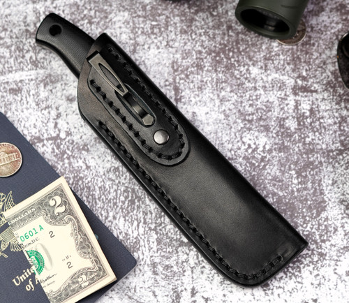 Delta Mini Hunter™ Pocket Sheath - Black Leather