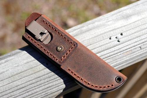 Water Buffalo Antique Brown Leather
