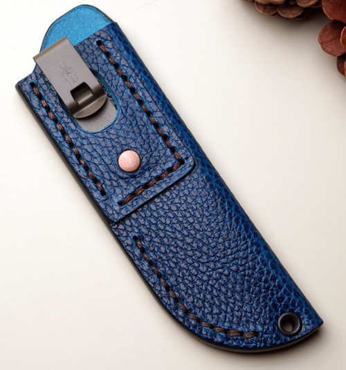 Blue Dollaro Leather
