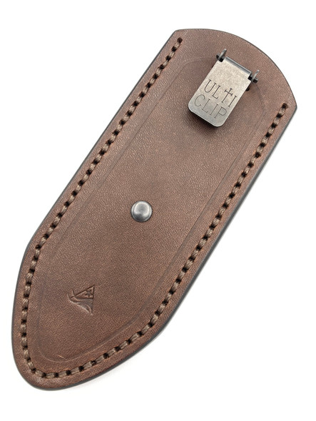 Useful Leather Co. - Medium Leather Knife Slip - Green Stitching