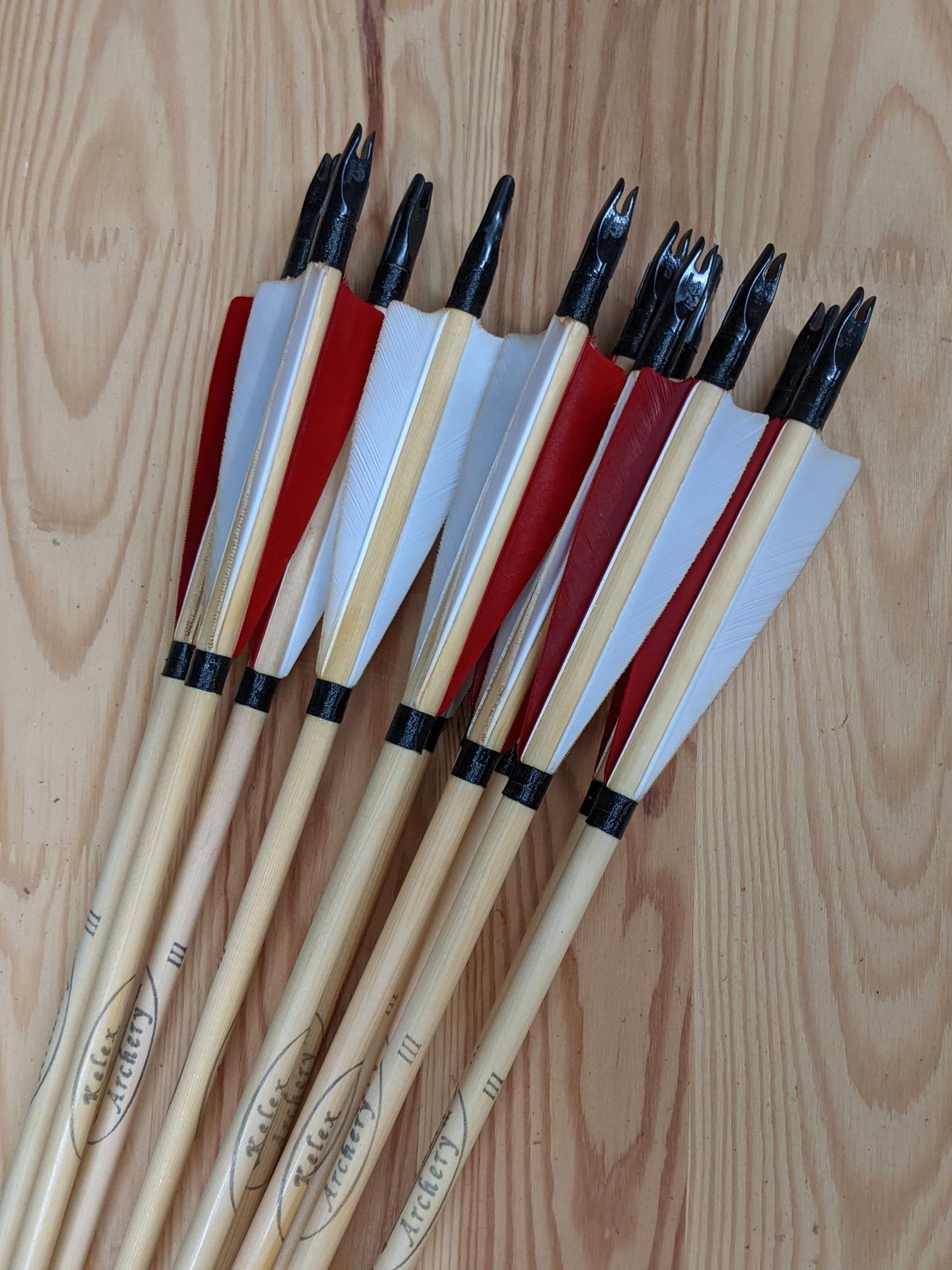 Custom Plastic Nock Arrows