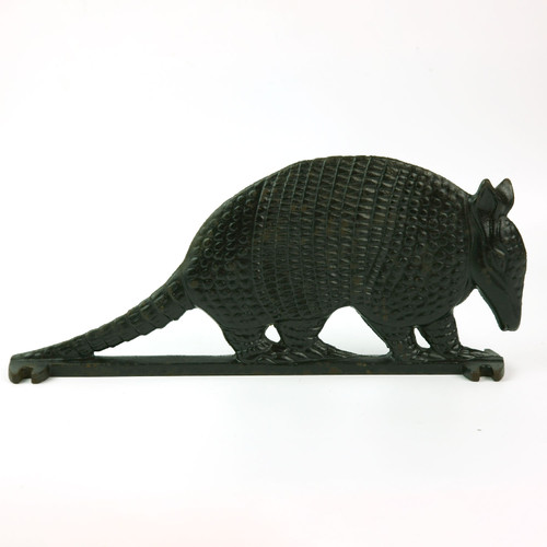 Rare JW Foundry Armadillo Cast Iron Boot Scraper - 1947-50