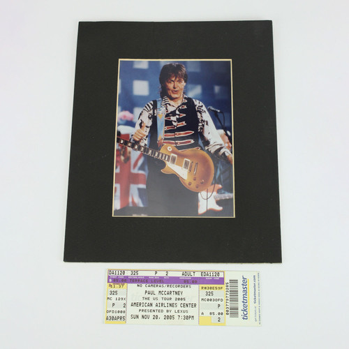 Paul McCartney US Tour 2005 Ticket and Concert Photo