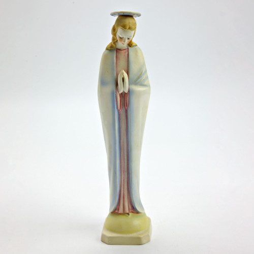 German Madonna Halo Porcelain Statue by Global Hummel 11.5"