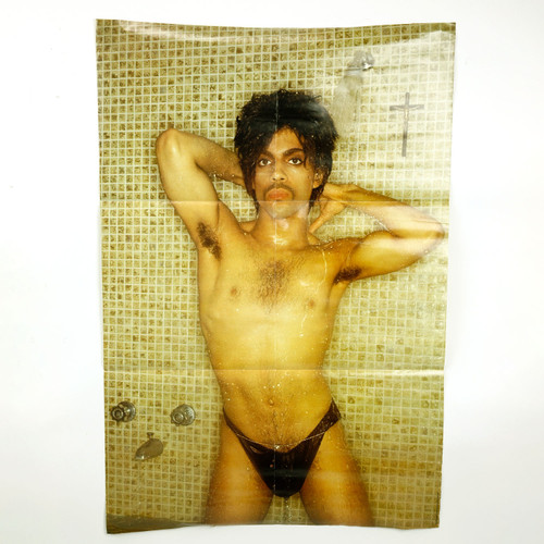 PRINCE CONTROVERSY SHOWER POSTER 1981 33” X 22” - Rare