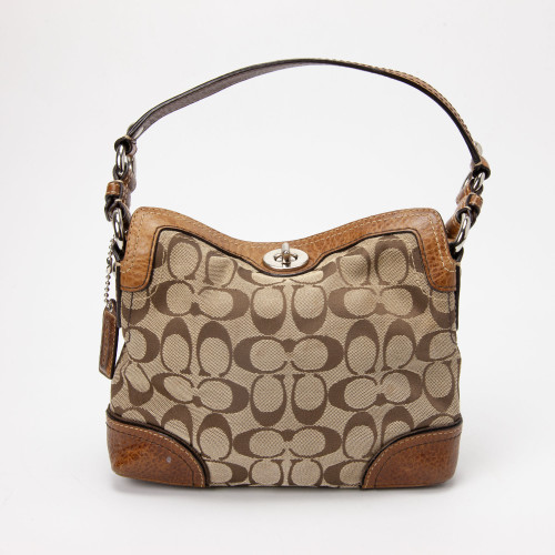 Vintage Y2K Coach Signature Turnlock Purse