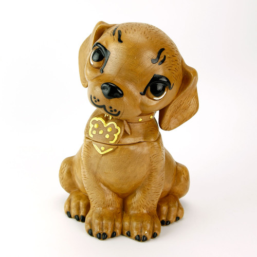 1950's Puppy Ceramic Cookie Jar