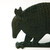 Rare JW Foundry Armadillo Cast Iron Boot Scraper - 1947-50