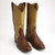 Vintage Custom Men's Snakeskin Leather Boots from Ryon's Fort Worth Stockyards Size 9.5/10