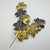 Vintage Jere-Style Metal Wall Decor Brutalist Leaf Sculpture Set