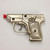 1930s-40s Cast Iron Junior Police Chief Toy Cap Gun Metal Grip