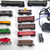 HO Scale Train Lot w/ 2 Working Engines, 10 Cars, Track, Building